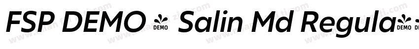 FSP DEMO - Salin Md Regula字体转换